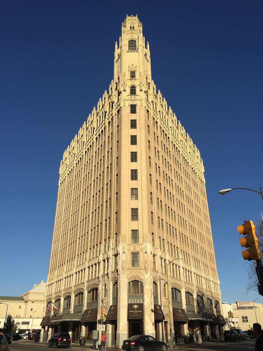 san antonio, united states, alamo plaza, building, traffic, HD wallpaper