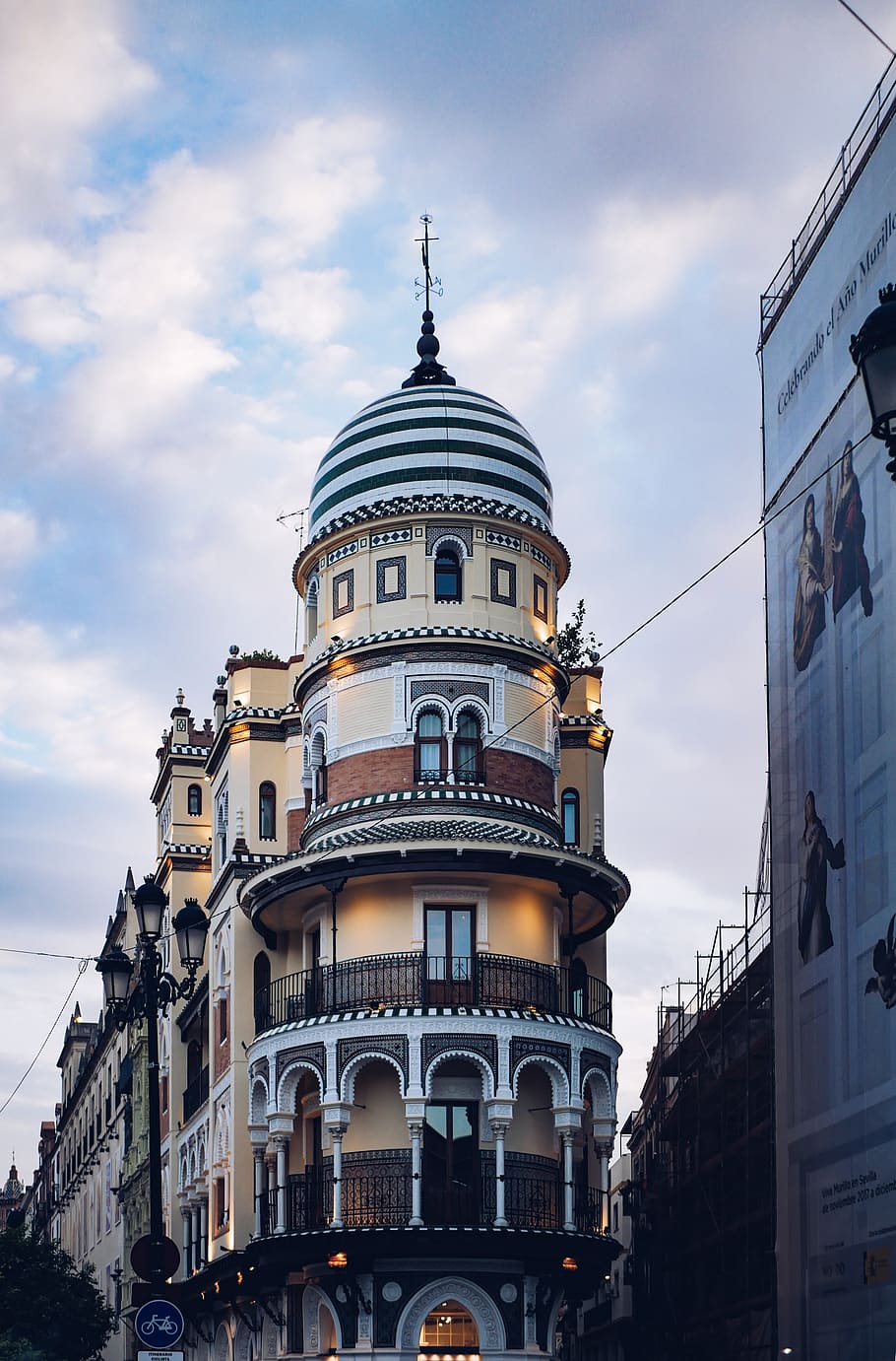 tower, house, mood, light, architecture, building, sky, construction HD wallpaper