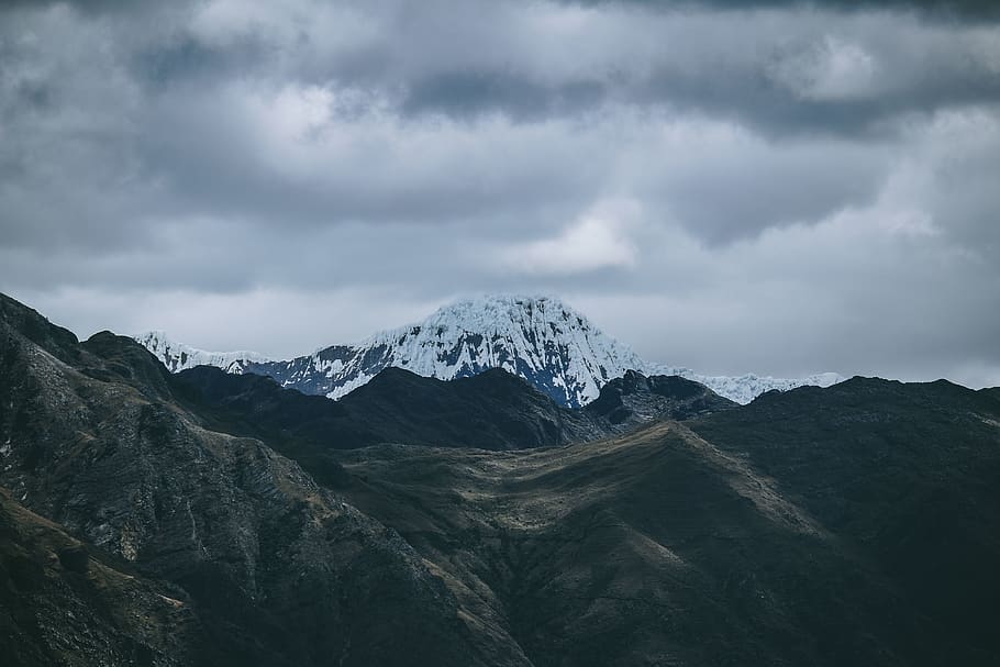 mountain peak, nature, outdoors, crest, mountain range, peru HD wallpaper