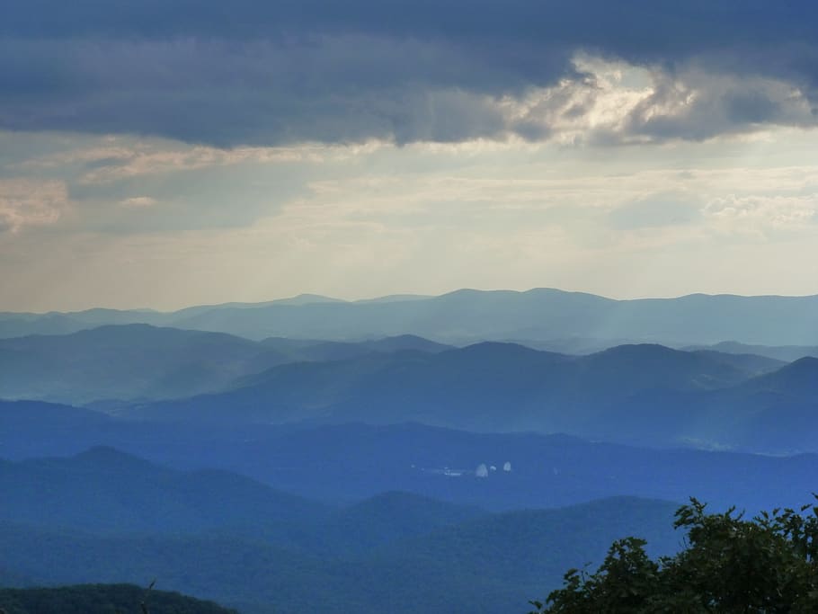 mountain, clouds, light, dark clouds, mountain range, beauty in nature HD wallpaper