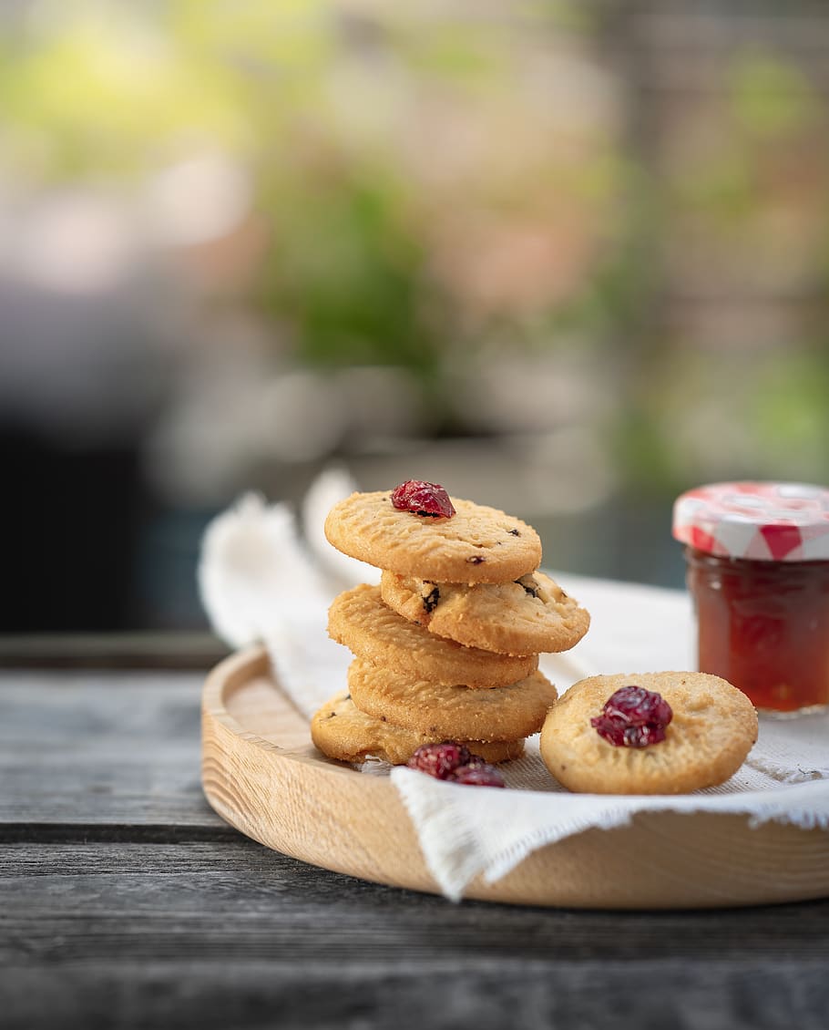 brown cookies, food and drink, freshness, table, sweet food, still life HD wallpaper