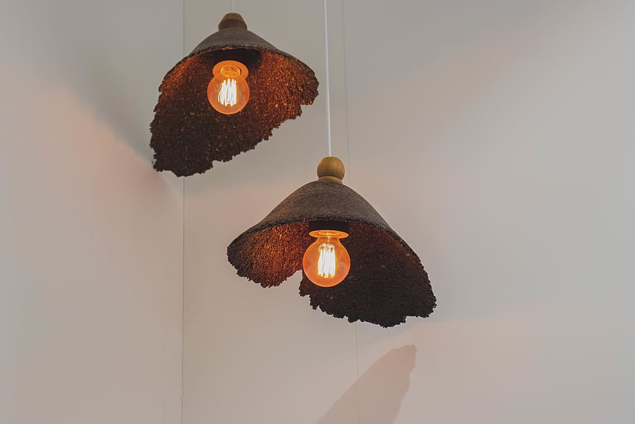 lampshade, triennale di milano, italy, light fixture, light bulb, HD wallpaper
