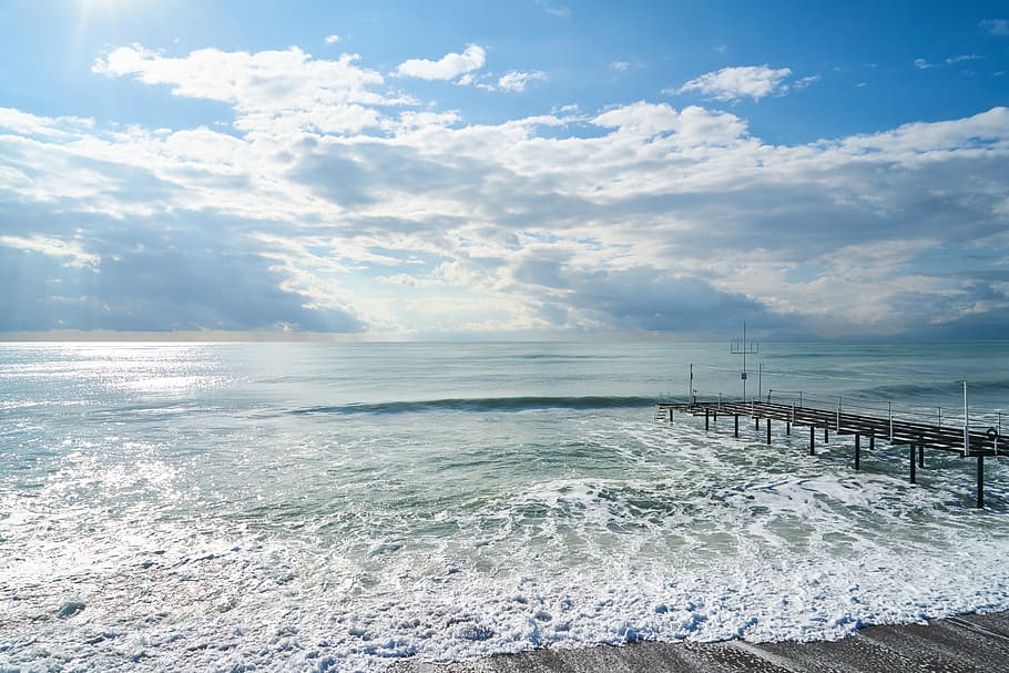 wave, waves, marine, beach, tropical, holiday, travel, clean HD wallpaper