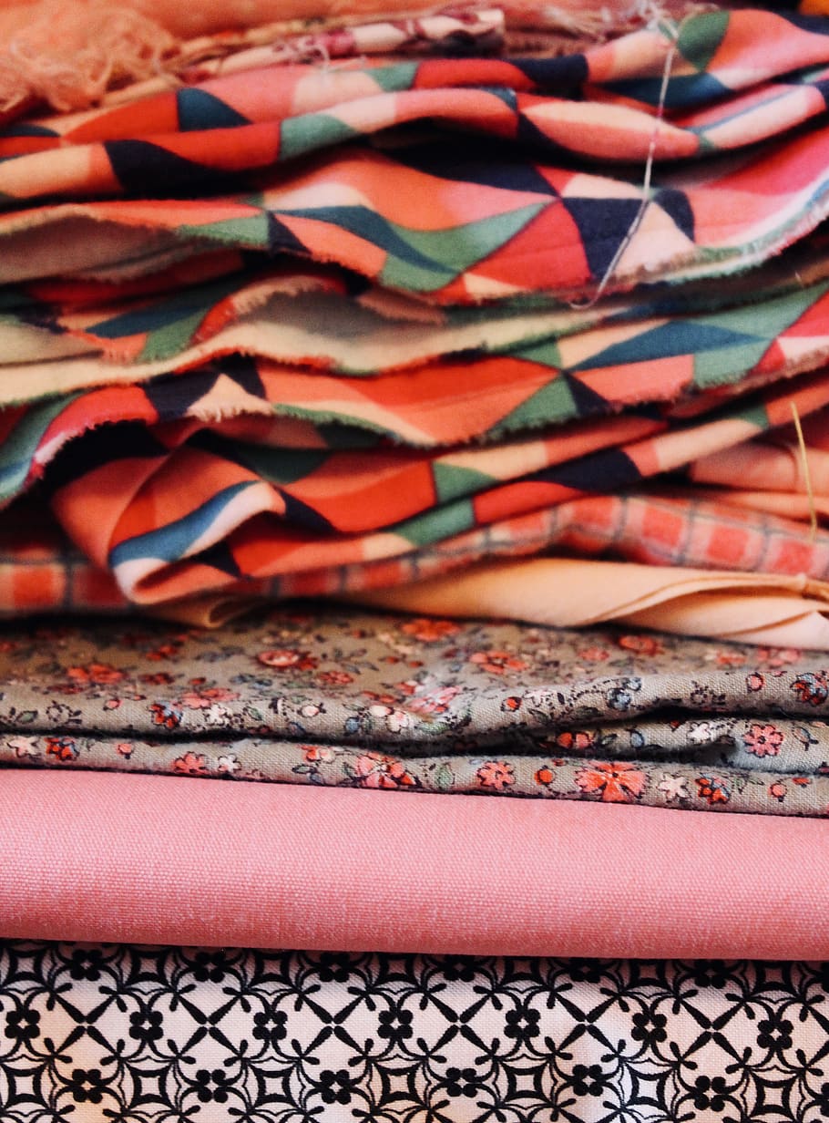red and teal garment, clothing, apparel, quilt, rug, blanket HD wallpaper