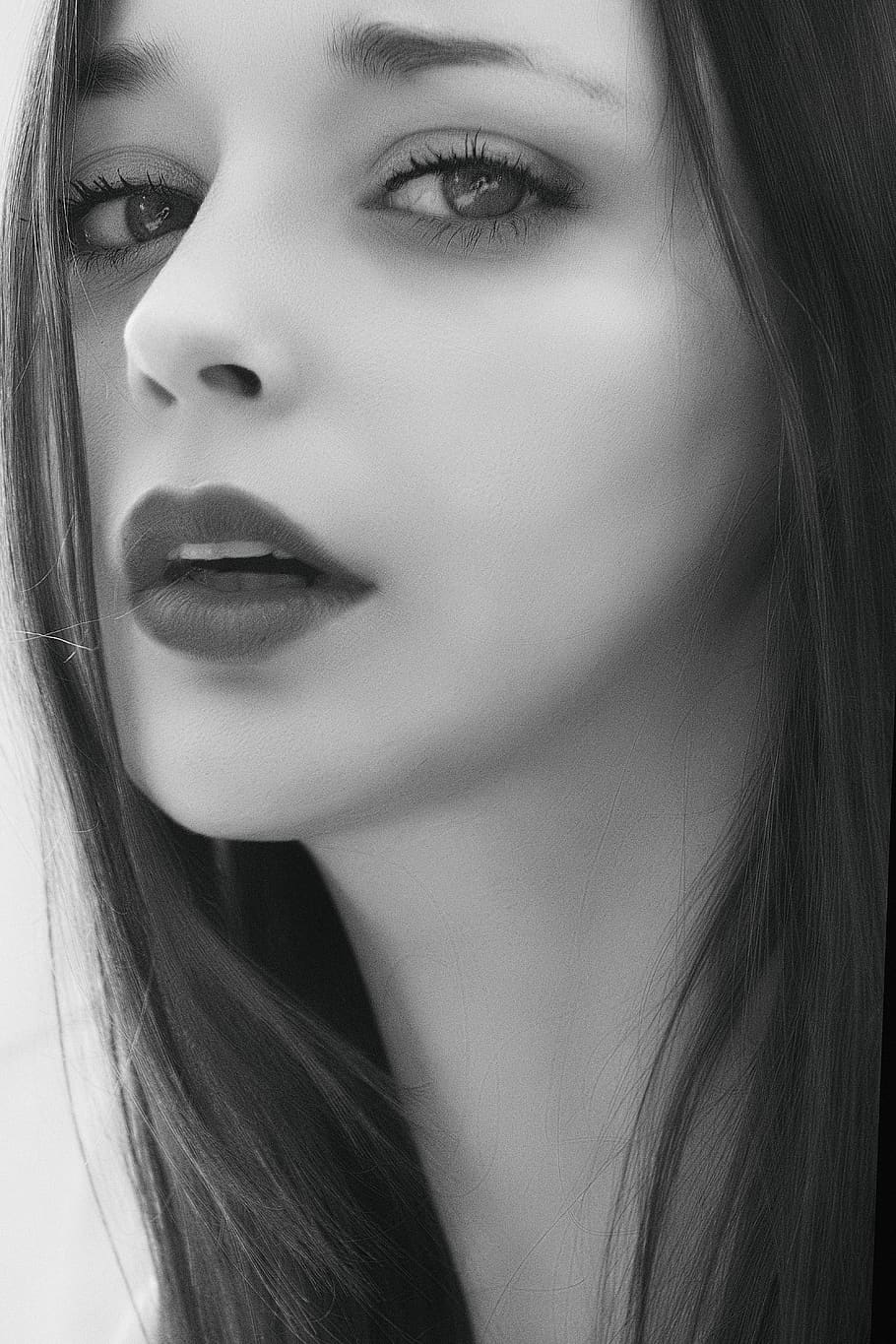 one person, young adult, beauty, women, portrait, headshot HD wallpaper
