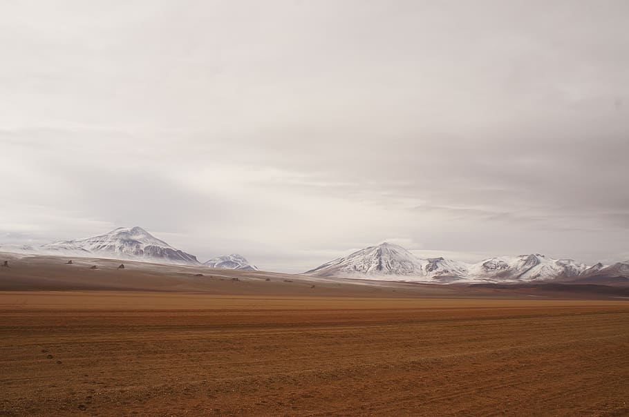 mountain, highland, field, cloud, sky, landscape, nature, environment HD wallpaper