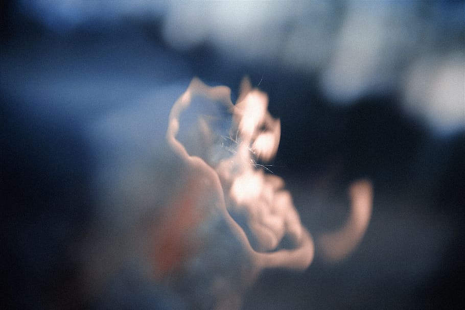 smoke, light, finger, human, person, dark, nature, confectionery HD wallpaper