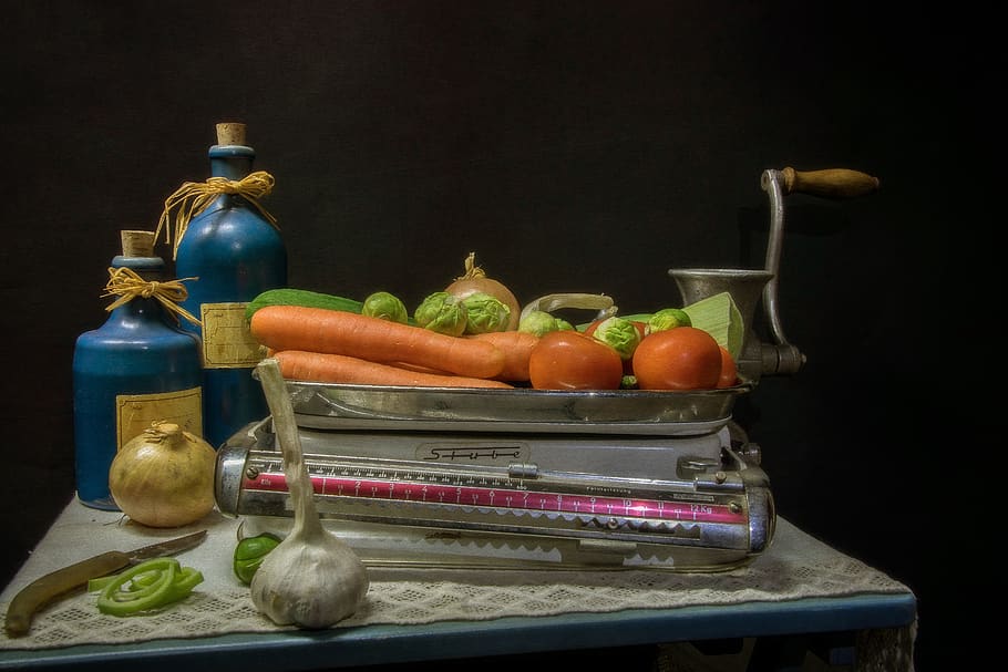 vegetables, kitchen, cook, food, healthy, fresh, eat, horizontal HD wallpaper