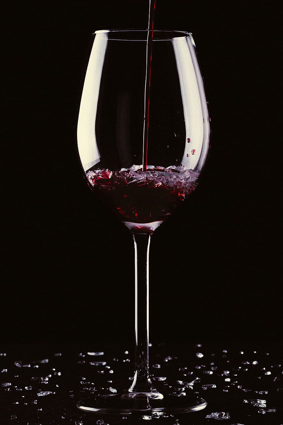 Red wine, dark, drink, glass, refreshment, food and drink, wineglass HD wallpaper