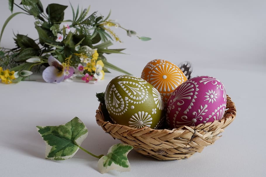 easter eggs, easter decor, happy easter, easter egg painting HD wallpaper
