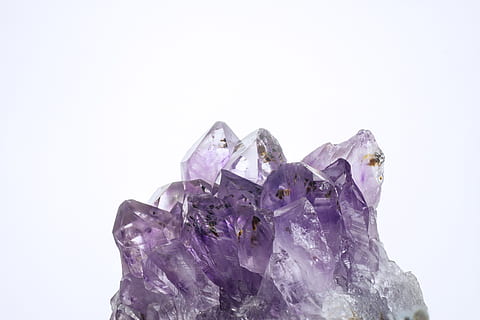 purple geode, crystal, amethyst, mineral, ornament, gemstone HD wallpaper