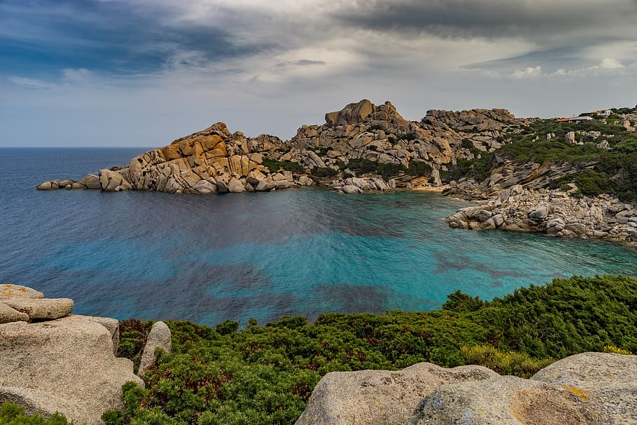 coast, sea, waters, beach, nature, corsica, sardinia, vacations HD wallpaper