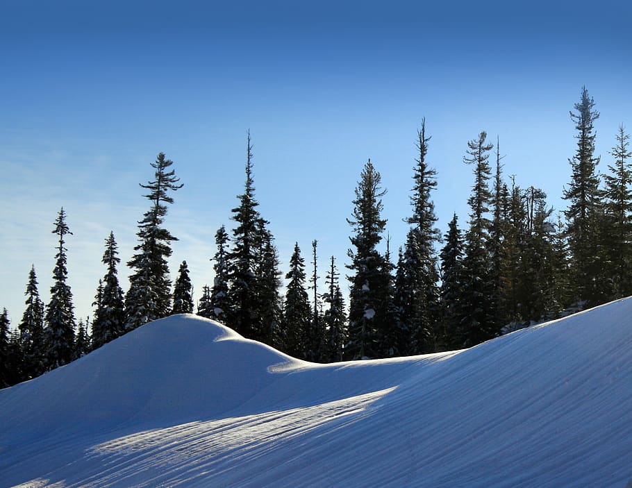 cold temperature, winter, sky, mountain, scenics - nature, snow HD wallpaper