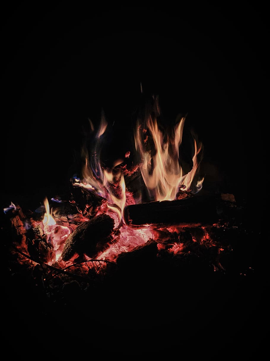 germany, bad herrenalb, fire, burning, heat - temperature, fire - natural phenomenon HD wallpaper