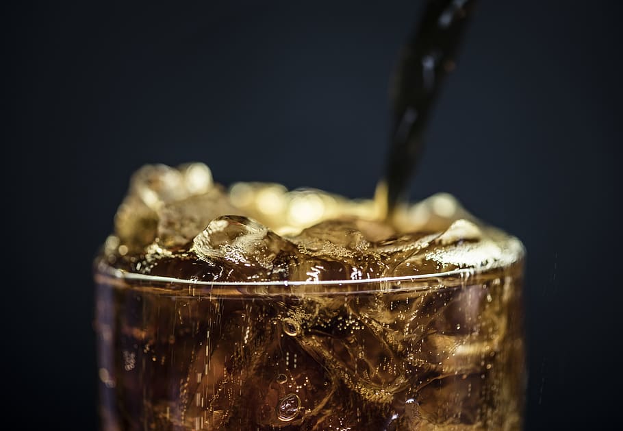 Photo of Cola Being Poured into Glass, beverage, carbonated drink, HD wallpaper