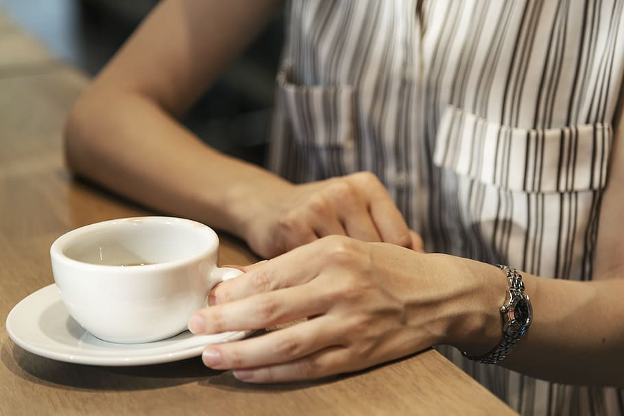 aroma, calm, cappuccino, cheerful, chill, closeup, coffee, coffee break HD wallpaper