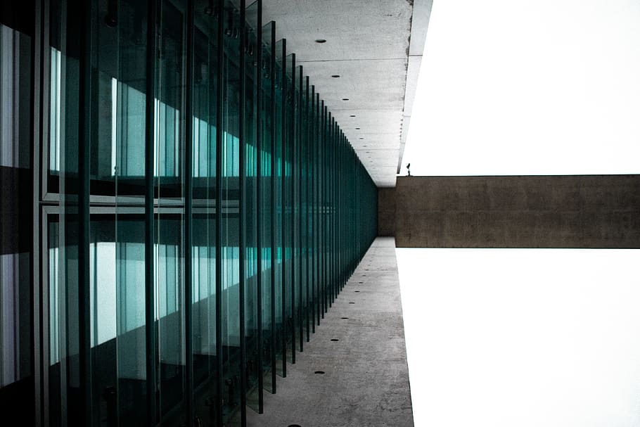 gray empty bridge, architecture, built structure, no people, pattern HD wallpaper