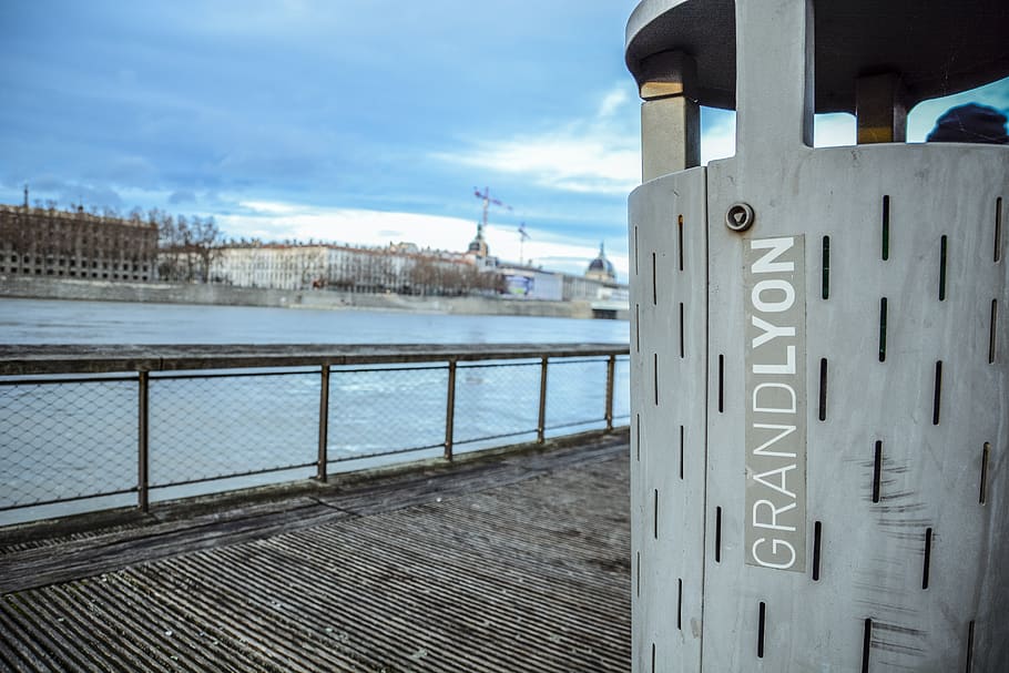 france, lyon, water, sky, cloud - sky, communication, day, text HD wallpaper