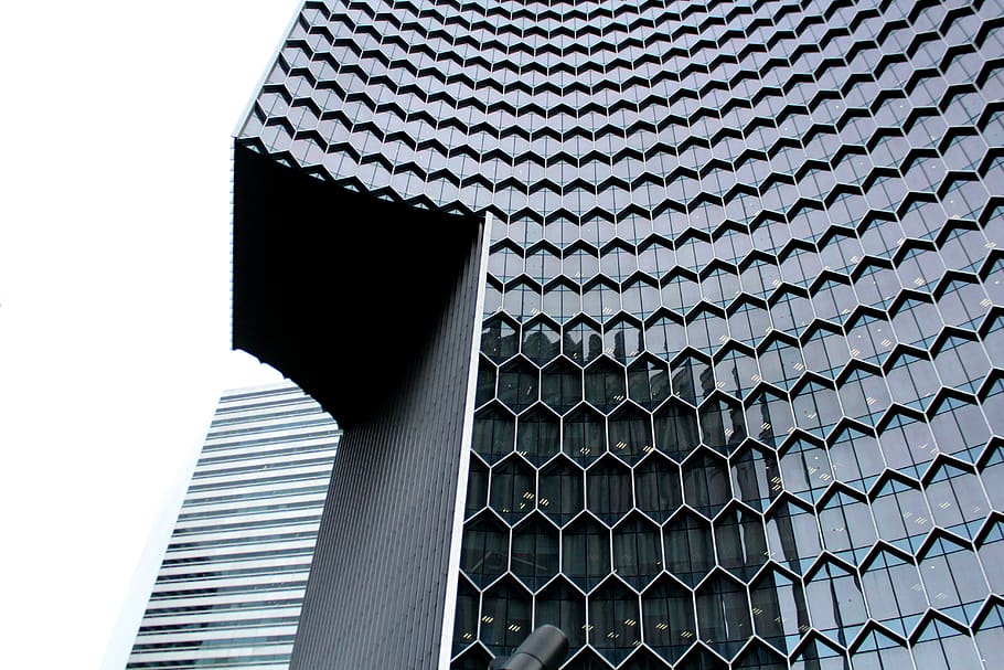 singapore, pattern, metal, hole, no people, modern, shape, geometric shape HD wallpaper
