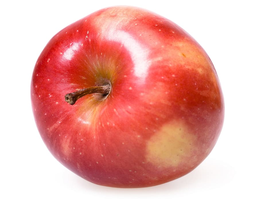 apple, red, fresh, isolated, dessert, healthy, fruit, food HD wallpaper