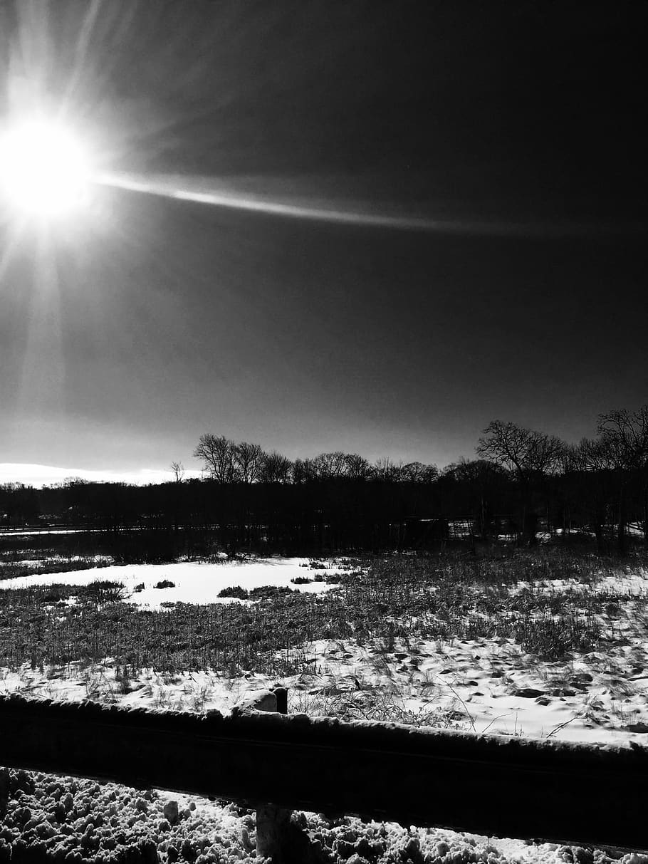 winter, cold, sunday, sky, nature, water, snow, scenics - nature HD wallpaper