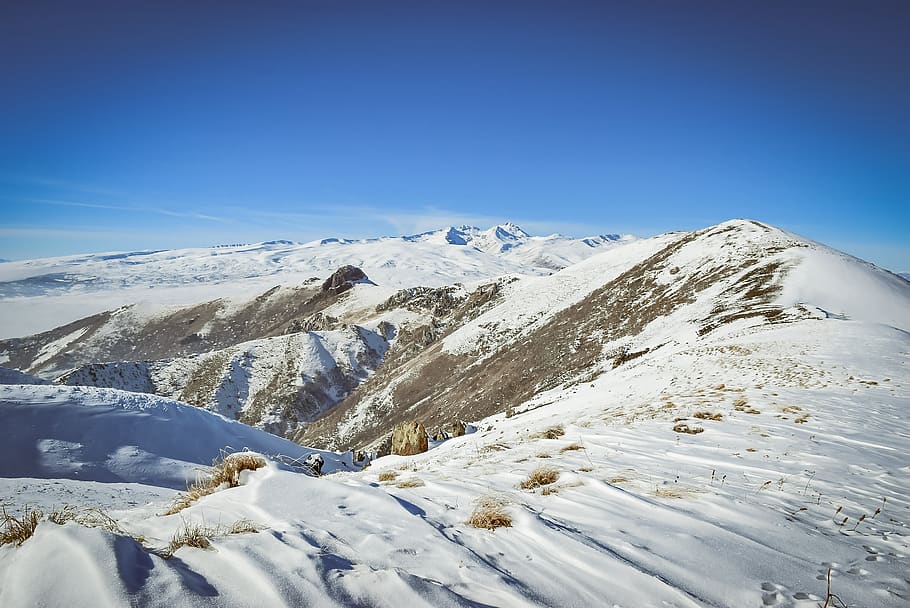 outdoors, nature, mountain, ice, snow, glacier, mountain range HD wallpaper