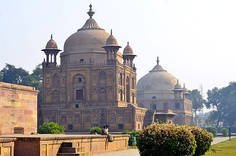 architecture, dome, building, human, person, monument, mosque HD wallpaper
