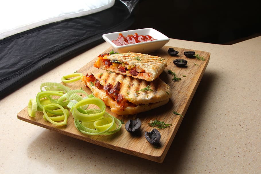 food, appetizer, panini, food and drink, indoors, ready-to-eat, HD wallpaper
