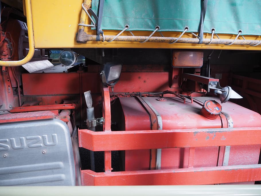 japan, setagaya, red, engine, metal, colorful, rustic, machine HD wallpaper