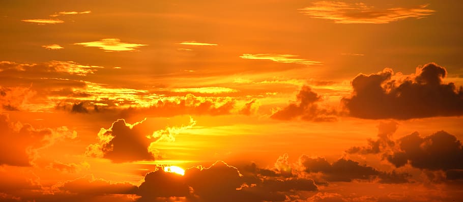 Sun Rays Through the Clouds, backlit, beauty, breathtaking, bright HD wallpaper