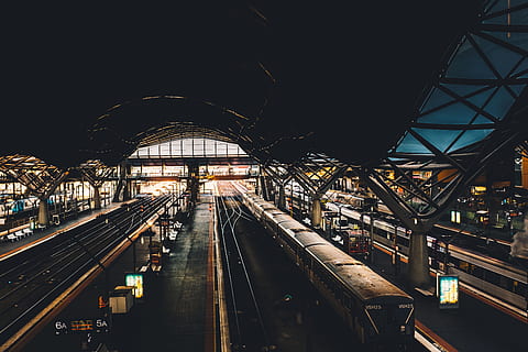 train subway interior, train station, vehicle, terminal, transportation HD wallpaper