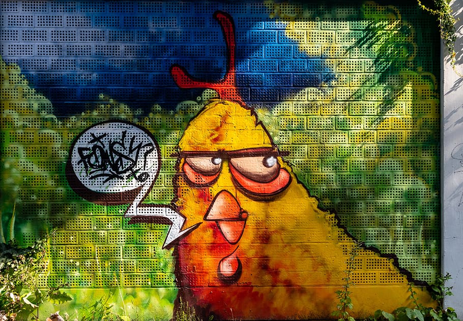 grafitti, image, spray, art, wall, sprayer, facade, creativity HD wallpaper