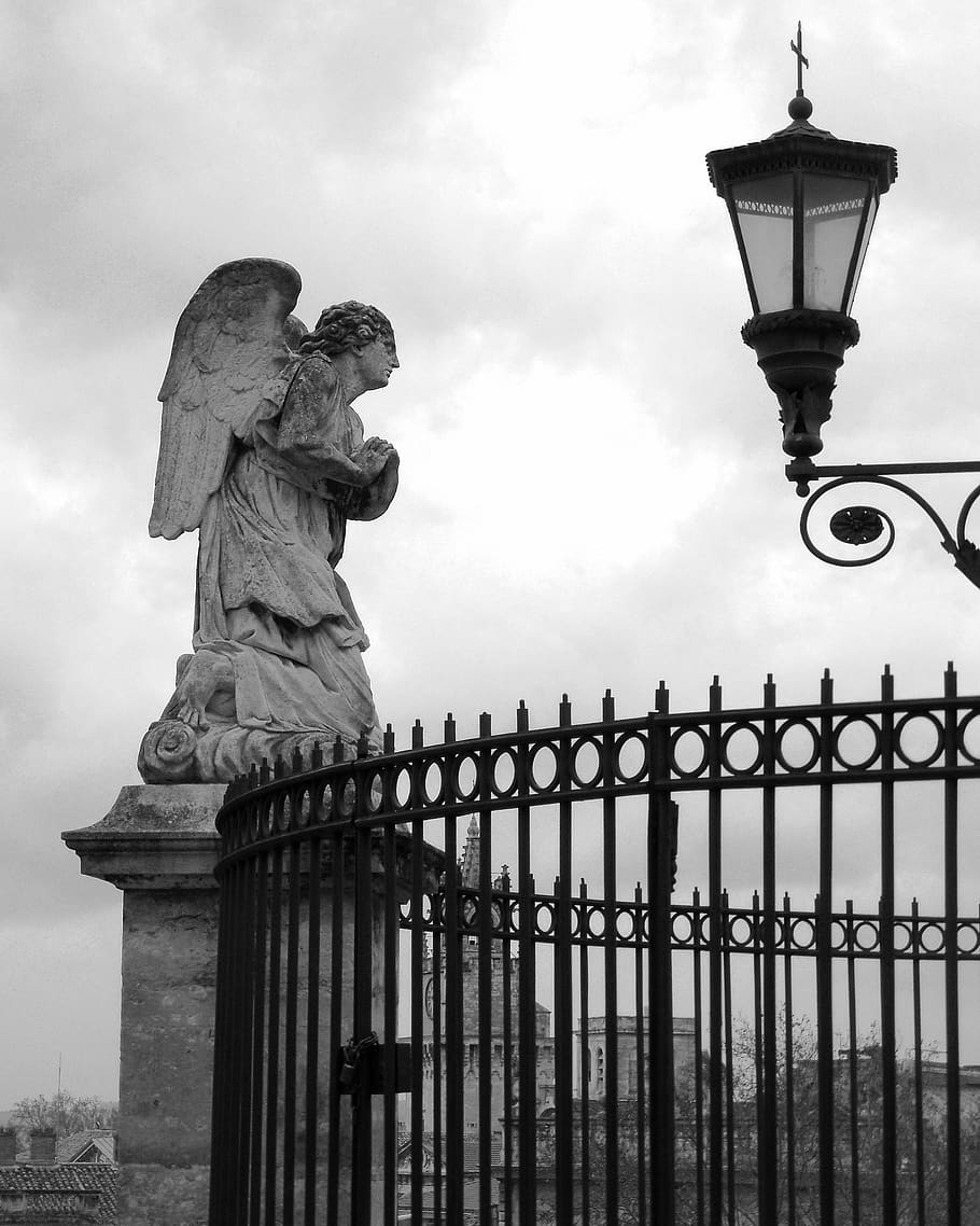 france, avignon, street light, sky, lighting equipment, architecture HD wallpaper