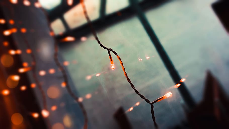 germany, lich, eberstadt, macro, backround, foreground, light string HD wallpaper