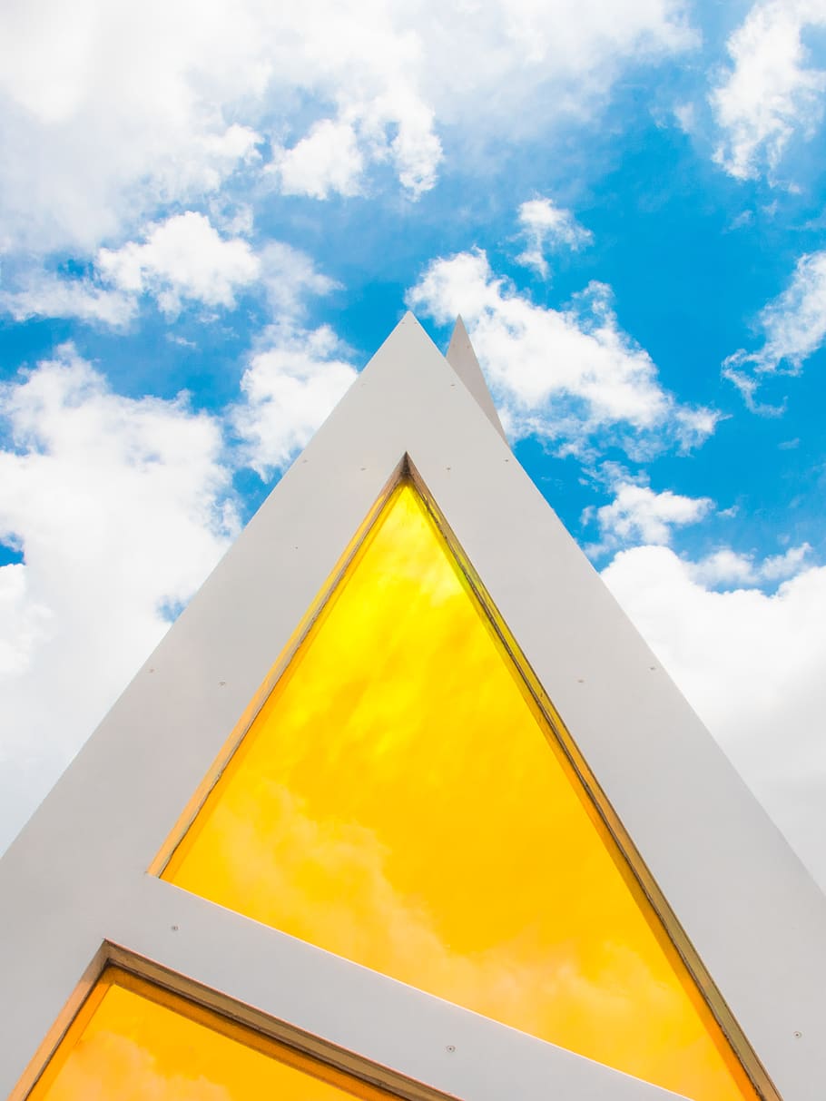 triangle, art, sky, abstract, gold, design, tent, flower, plant HD wallpaper