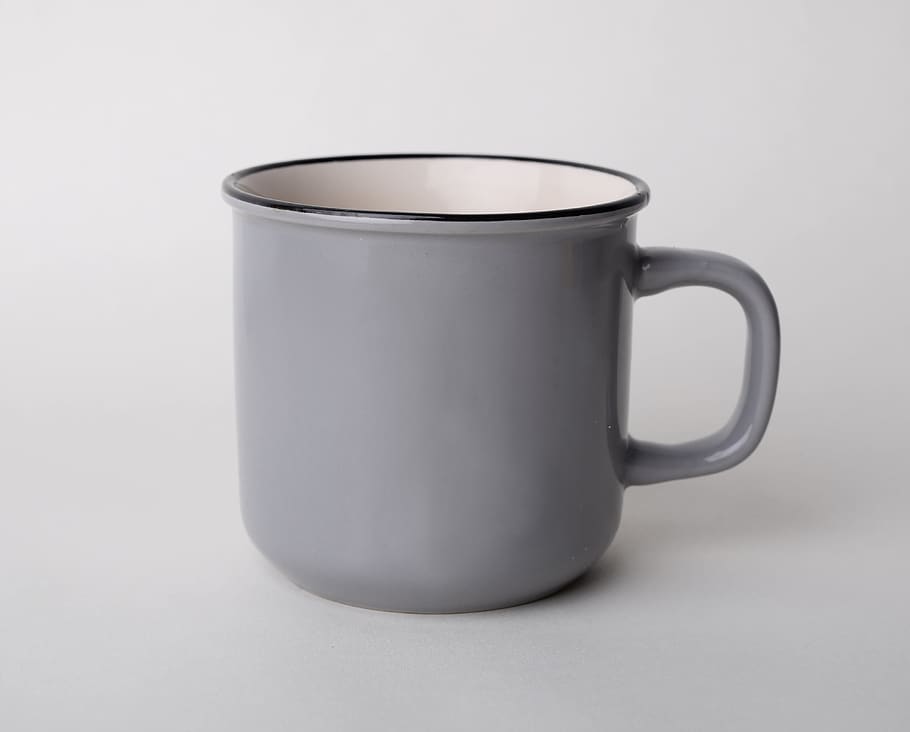 Close-Up Photo of Cup, coffee cup, white background, studio shot HD wallpaper