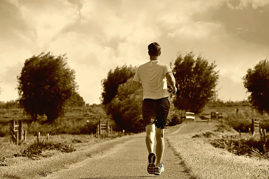 man, runner, training, exercise, lifestyle, health, fitness HD wallpaper