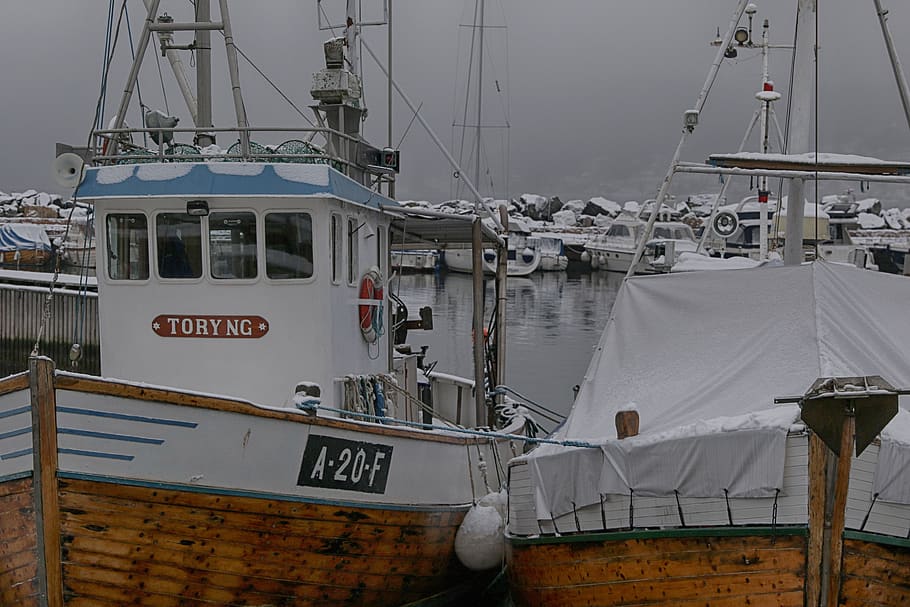 boat, winter, sea, transportation, mode of transportation, nautical vessel HD wallpaper