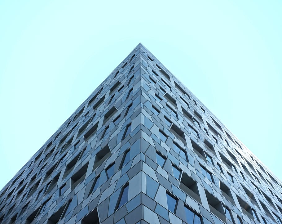 urban, modern, unique, architecture, low angle view, sky, building exterior HD wallpaper
