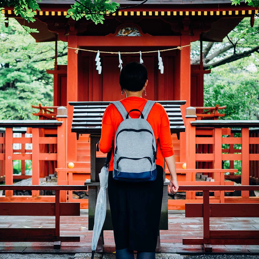 japan, kamakura, rear view, architecture, built structure, building HD wallpaper