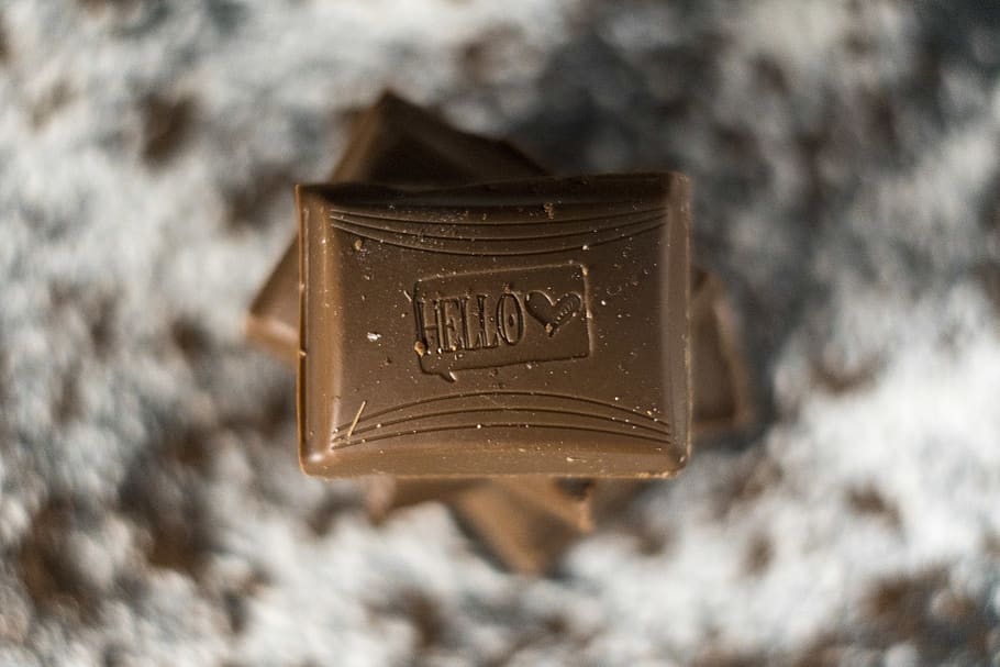 brown chocolate bars, text, communication, close-up, western script HD wallpaper