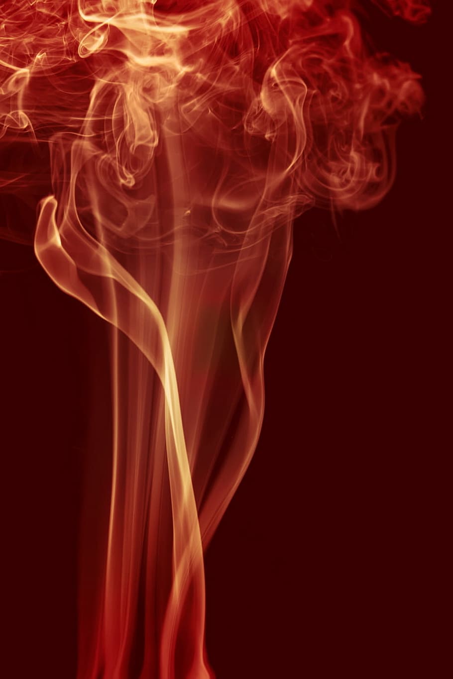 abstract, white, aroma, background, burning, curve, delicate HD wallpaper