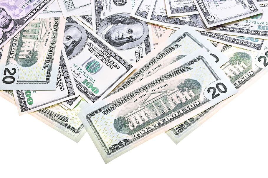 dollar, bill, hundred, bills, dollars, money, white, american HD wallpaper