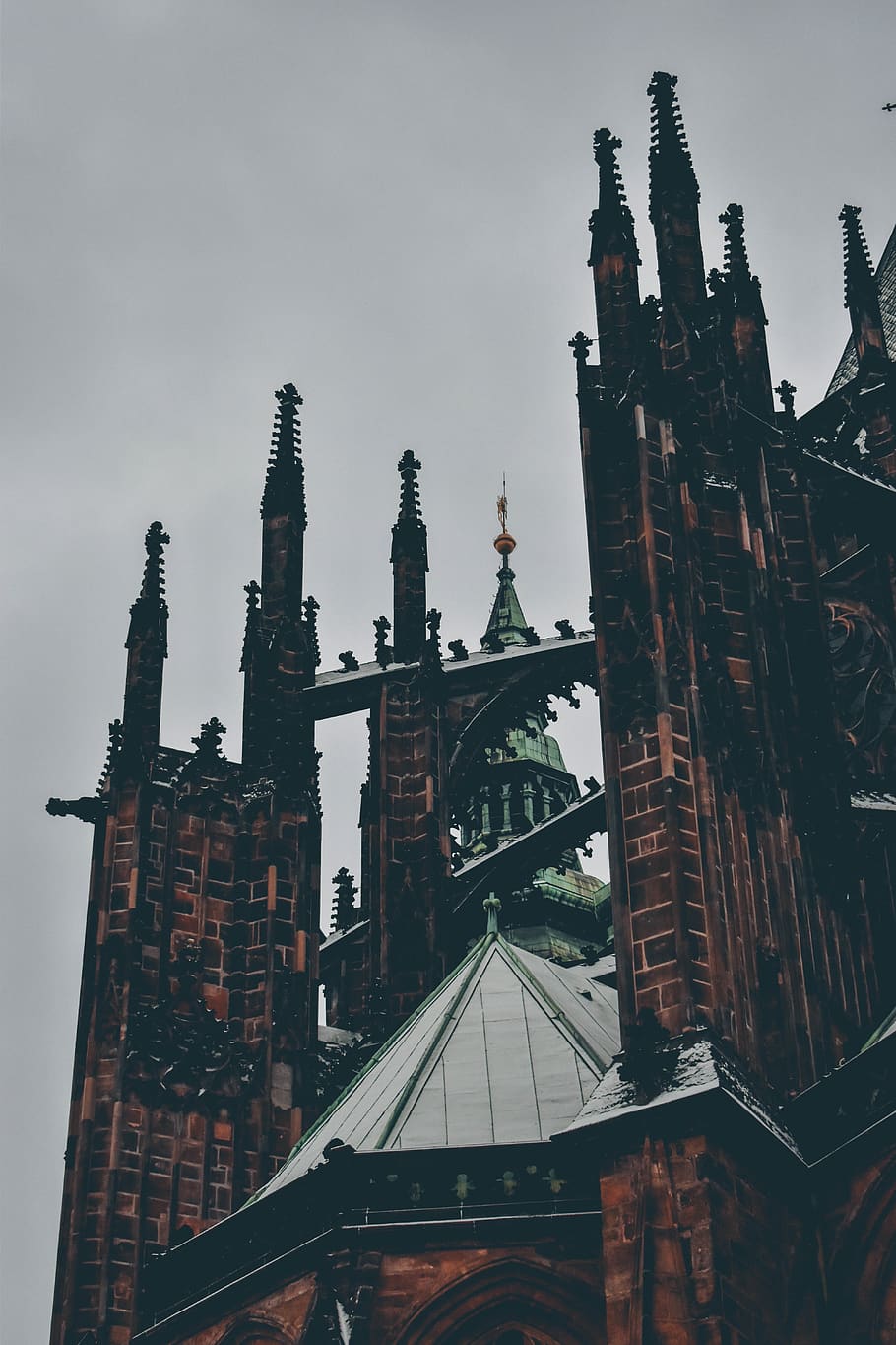 tower, steeple, architecture, building, spire, city, urban HD wallpaper