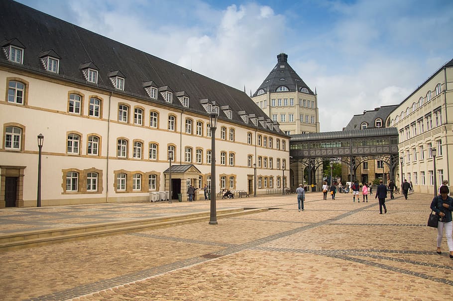 architecture, old, building, city, luxembourg, space, town HD wallpaper