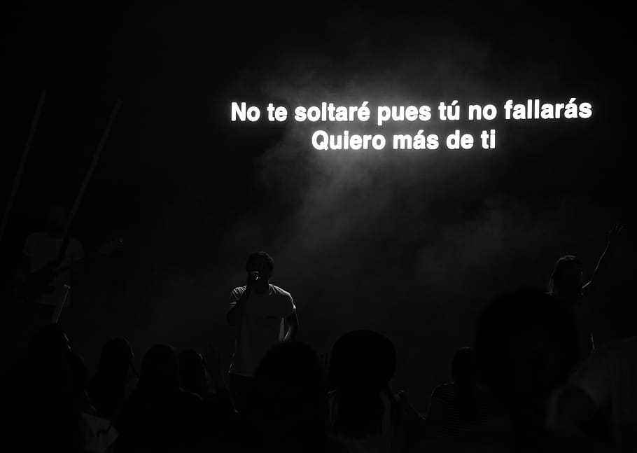 god, landscape, mexico, singing, faith, ipv, black and white HD wallpaper