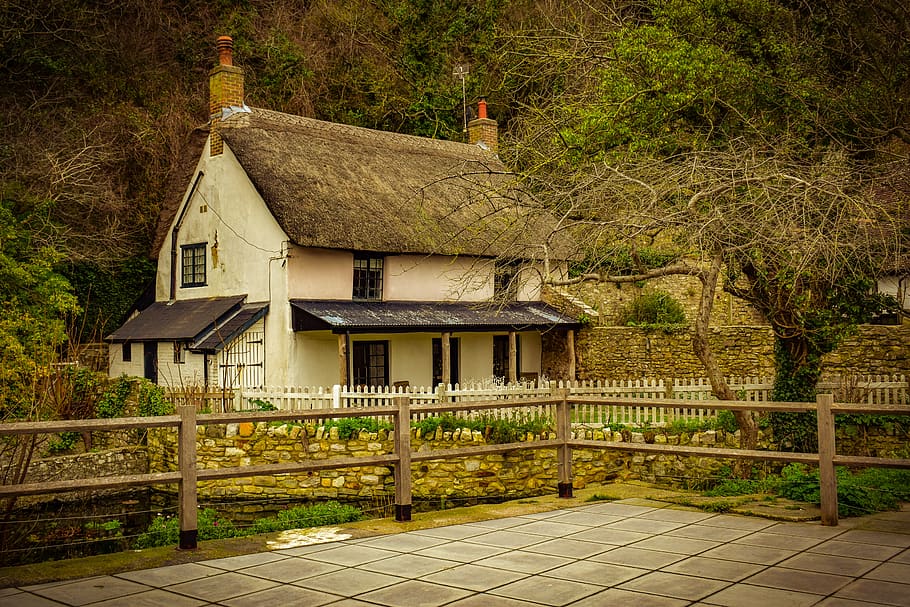 house, cottage, rural, building, home, architecture, rustic