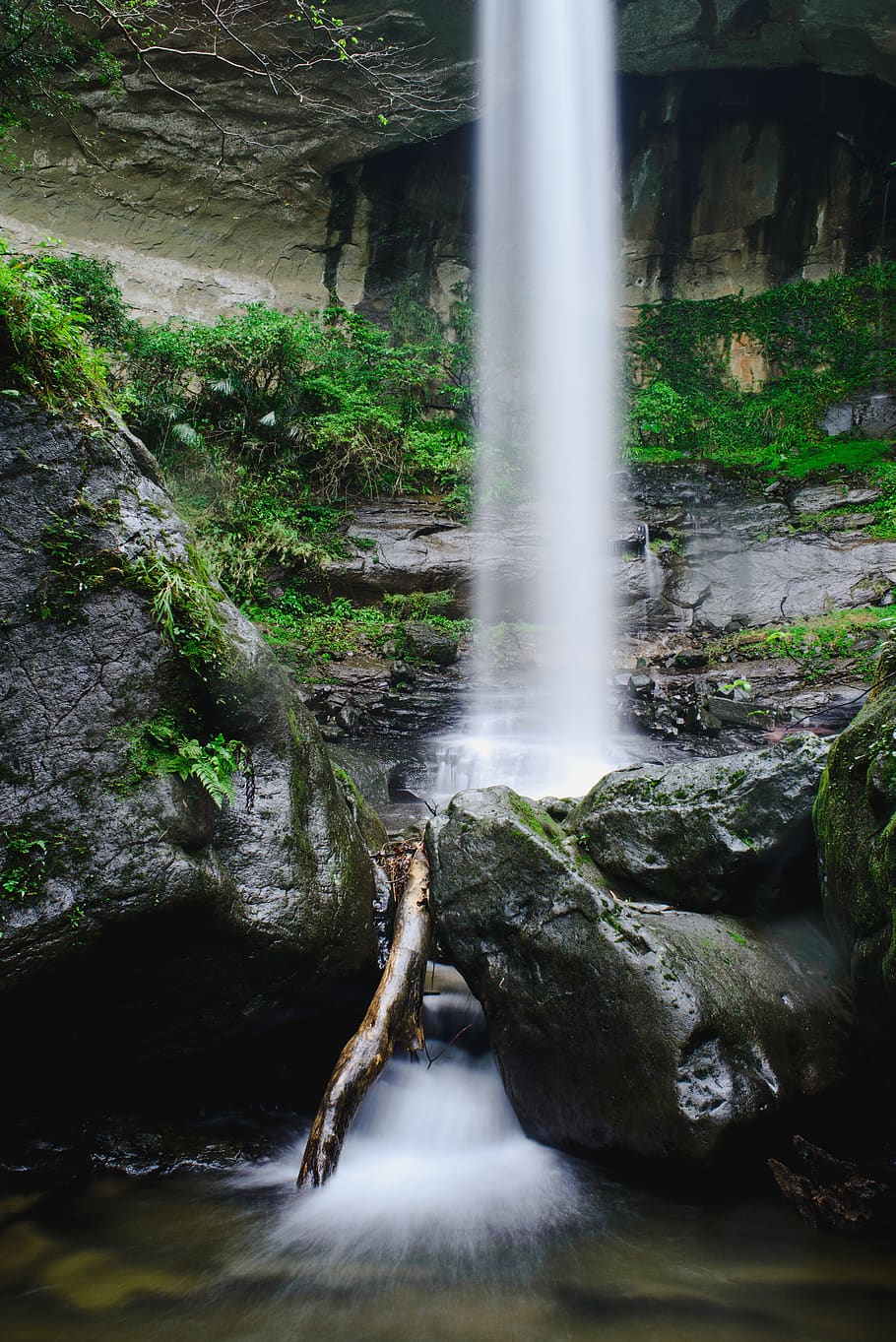 Waterfalls, asia, cascade, environment, flow, landscape, long exposure HD wallpaper
