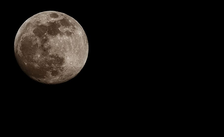 moon, full moon, at night, moonlight, astronomy, sky, nature HD wallpaper