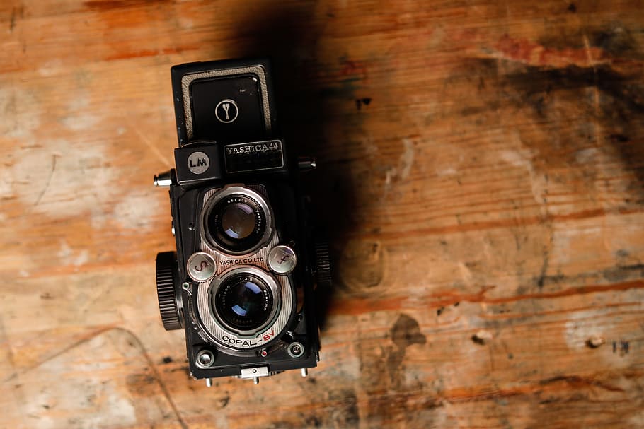 Close-Up Photography of Vintage Camera, antique, blur, camera lens, HD wallpaper